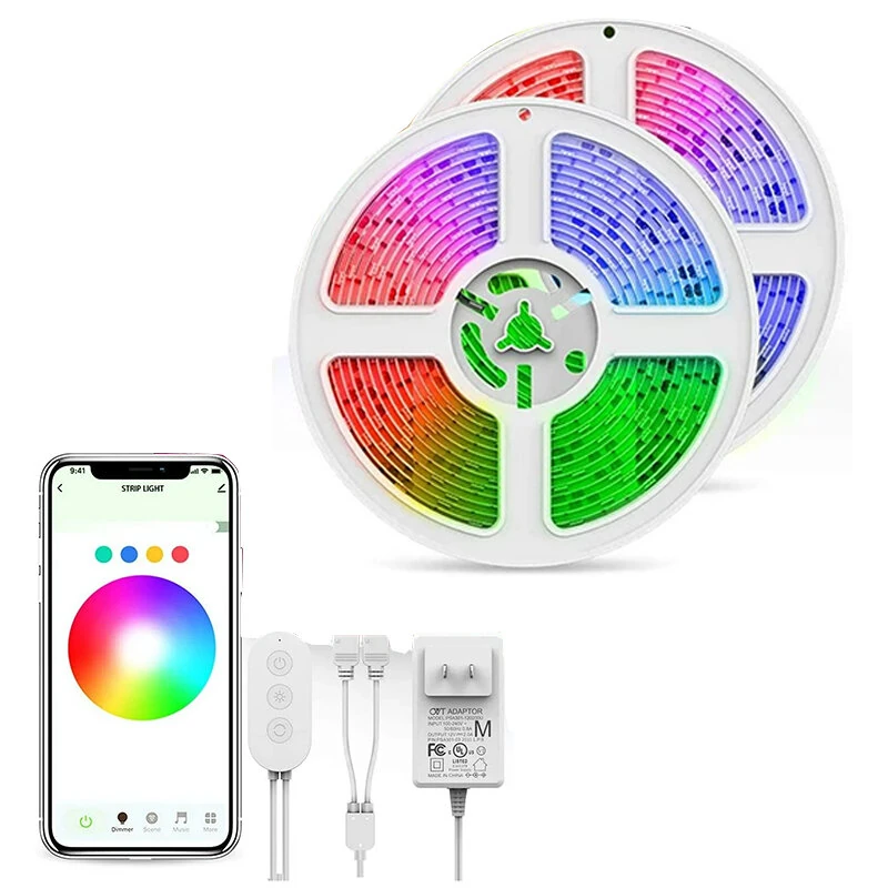 (image for) Gosund SL2/SL3 5M/10M RGB Smart Light Strips WiFi Bluetooth Intelligent Lamp Strip for Living Room Kitchen Bedroom TV Backlight